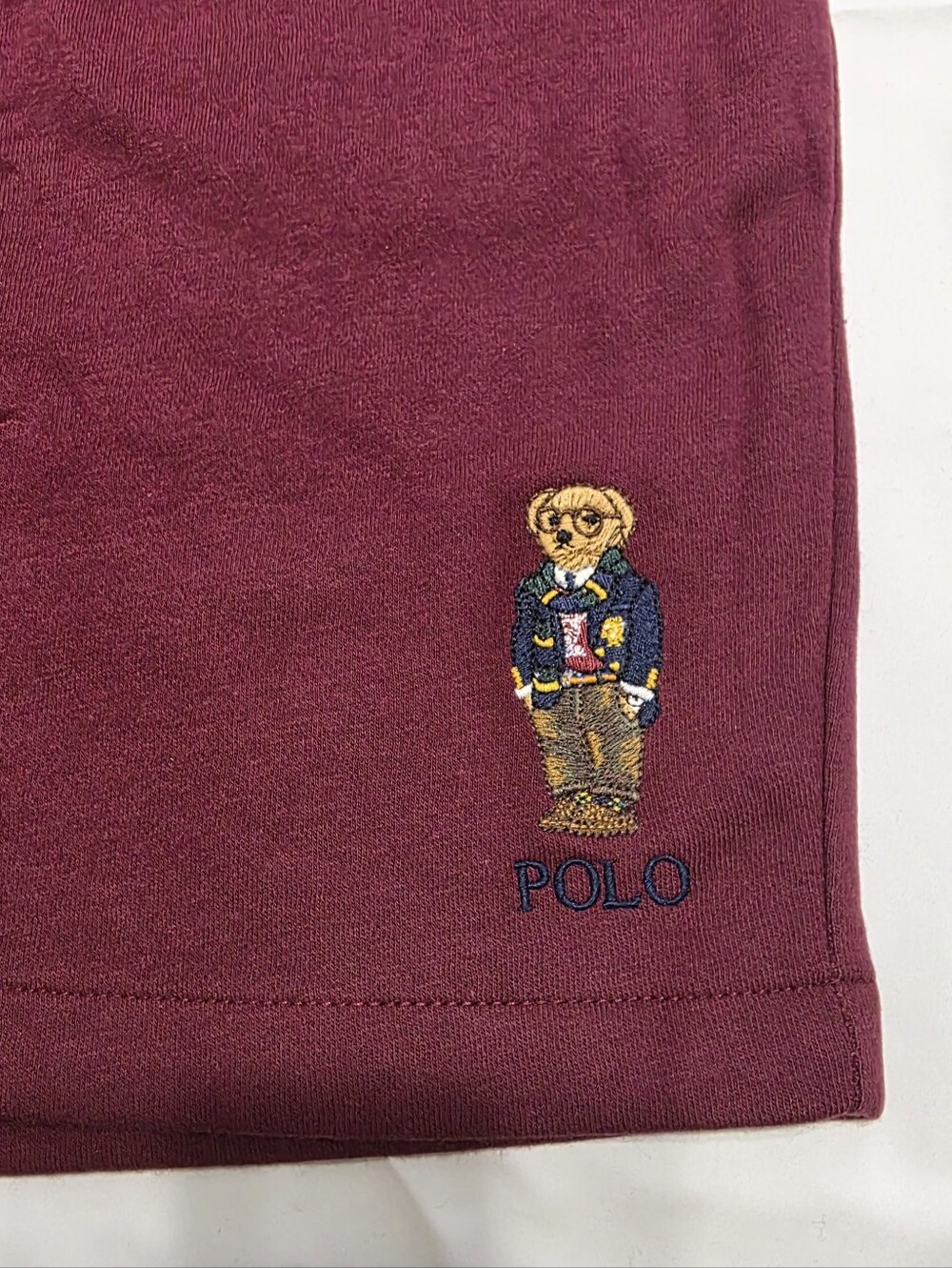 Polo Ralph Lauren Men’s Polo Preppy Bear Fleece Shorts Wine [Sz: X-Large] NEW